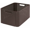 Plastikinė dėžė My Style Rattan A6 Curver 6x19.8x14.2cm ruda
