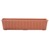 Plastikinis lovelis AGRO, rudos sp., 70 x 18 x 14 cm