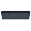 Plastikinis lovelis su laikikliu TERA NARA, juodos sp., 27 x 50 x 16 cm