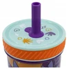 Stor „Disney Stitch“ – saugus, vandeniui atsparus puodelis su silikoniniu šiaudeliu iš „Aloha“ kolekcijos, 370 ml