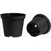 Nicoli 3l vazonas CONTAINER IME 18cm juodas