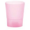Dekoratyvinis gėlių vazonas su padėklu Coubi Square P 15.5x15.5x14.2cm plastikinis/baltas