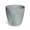 Dekoratyvinis gėlių vazonas Mate Ø14cm H13cm plastik./antrac. sp.