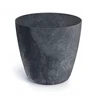 Plastikinis vazonas MATE BETON EFFECT, betono sp., 20 x 18 cm