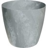 Plastikinis vazonas MATE BETON EFFECT, betono sp., 18 x 16 cm