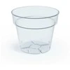 Dekoratyvinis gėlių vazonas Mate Ø14cm H13cm plastikinis/žalias