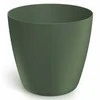 Dekoratyvinis gėlių vazonas Mate Ø14cm H13cm plastikinis/žalias