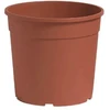Dekoratyvinis gėlių vazonas Mate Ø14cm H13cm plastikinis/žalias