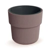 Dekoratyvinis gėlių vazonas Mate Ø16cm H14.5cm plastikinis/žalias