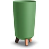 Dekoratyvinis gėlių vazonas Mate Ø24cm H21.5cm plastikinis/žalias