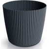 Prosperplast Plastikinis vazonas MILLY ROUND, antracito sp., 11 x 10 cm