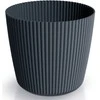 Prosperplast Plastikinis vazonas MILLY ROUND, antracito sp., 11 x 10 cm
