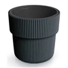 Prosperplast Plastikinis vazonas MILLY, su įdėklu, antracito sp., 30 x 28,5 cm