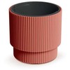 Plastikinis vazonas MILLY, su įdėklu, vario sp., 24 x 23 cm