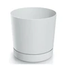Prosperplast Dekoratyvinis gėlių vazonas Tubo P Ø19.9cm H19.6cm plast./antracito sp.