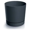 Dekoratyvinis gėlių vazonas Tubo P Ø14.8cm H14.7cm plastikinis/baltas