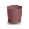 Dekoratyvinis gėlių vazonas Tubo P Ø14.8cm H14.7cm plastikinis/š.pilkas