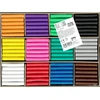 Plastilinas 12 spalvų, 216 vnt. (2,8kg) Koma Plast