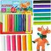 Plastilinas Alpino, 12 spalvų