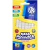 Plastilinas Astra, 50g, balta, daugkartinio naudojimo