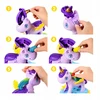 Plastilinas lipni masė makaronų gaminimo mašinėlė vienaragis formelės dinozaurai rinkinys vaikams 51 elementas „click4toys“