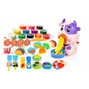 Plastilinas lipni masė makaronų gaminimo mašinėlė karvė kūrybinis rinkinys vaikams formelės 43 elementai „click4toys“