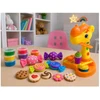 Plastilinas lipni masė makaronų gaminimo mašinėlė žirafa ledai formelės rinkinys vaikams 31 elementas „click4toys“