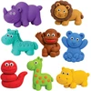 Plastilinas lipni masė makaronų gaminimo mašinėlė dinozaurai gyvūnai formelės rinkinys vaikams 40 detalių „click4toys“