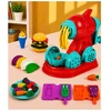 Plastilinas lipni masė makaronų gaminimo mašinėlė skrudintuvas mėsainis formelės rinkinys vaikams 51 elementas „click4toys“