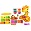Plastilinas lipni masė makaronų gaminimo mašinėlė žirafa ledai formelės rinkinys vaikams 31 elementas „click4toys“