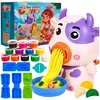 Plastilinas lipni masė makaronų gaminimo mašinėlė karvė kūrybinis rinkinys vaikams formelės 43 elementai „click4toys“