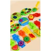 Plastilinas lipni masė sumuštinių keptuvė mėsainis formelės 3D rinkinys vaikams 40 dalių „click4toys“
