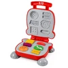 Plastilinas lipni masė sumuštinių keptuvė mėsainis formelės 3D rinkinys vaikams 40 dalių „click4toys“