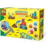Plastilinas su ekskavatoriais + SES Creative plaktukas