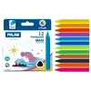 Plastipastel maxi žvakių pieštukai 12 spalvų Milan