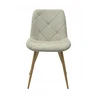 Platan Sofa OSLO BEIGE minkšta, dygsniuota kėdė valgomajam, virtuvei, svetainei