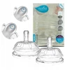 Plataus srauto maitinimo buteliuko žindukai 3m+ 2x Anti-colic NUVITA