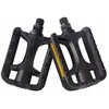 PLATFORMINIAI DVIRAČIO PEDALAI MTB BMX DIDELIS 9/16" Juodas SU ATSPINDŽIOMIS TREKINGAIS