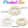 PLAUKŲ JUOSTELĖ, 3 VIENŲ, PEARL, ELASTINGA, ELEGANTIŠKA GUMĖ
