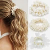 PLAUKŲ JUOSTELĖ, 3 VIENŲ, PEARL, ELASTINGA, ELEGANTIŠKA GUMĖ
