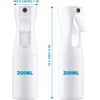 PLAUKŲ LAKŠKAS 200 ml NUOLATINIS MIGLAS ERGONOMIC Baltas purškiklis