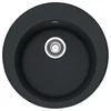 Granitinė plautuvė Franke Ronda, ROG 610-41, užkemšamas ventilis, Onyx