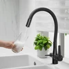 Plautuvės maišytuvas INVENA Magic, su filtrų sistema, juodos sp.