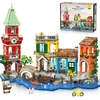 Plaxsoon ARCHITEKTŪRA MIESTO BLOKAS VENECIJA NAMAS PAGRINDINĖ GATVĖ VENECIJA FIGURINE 2155 vnt.