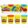 Hasbro PLAY-DOH modeliavimo tešla - 4 klasikinių netoksiškų spalvų rinkinys vaikams - 112 g indeliai