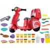 Play-Doh picerijos paspirtukas, žaidimų tešla, 10 vamzdelių + priedai