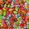 Playbox Karoliukai su elastine juostele juvelyrinėms apyrankėms, akriliniai sportiniai kamuoliukai, 200 vnt.