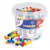 Playbox PONY karoliukai juvelyriniams raktų pakabukams DIY spalvingi 1200vnt Ø 8-9 mm + elastinė juosta