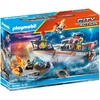 PLAYMOBIL BLOCKS 70140 FIRE BRITAIN RESCUE BOAT BOAT