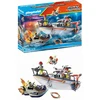 PLAYMOBIL BLOCKS 70140 FIRE BRITAIN RESCUE BOAT BOAT